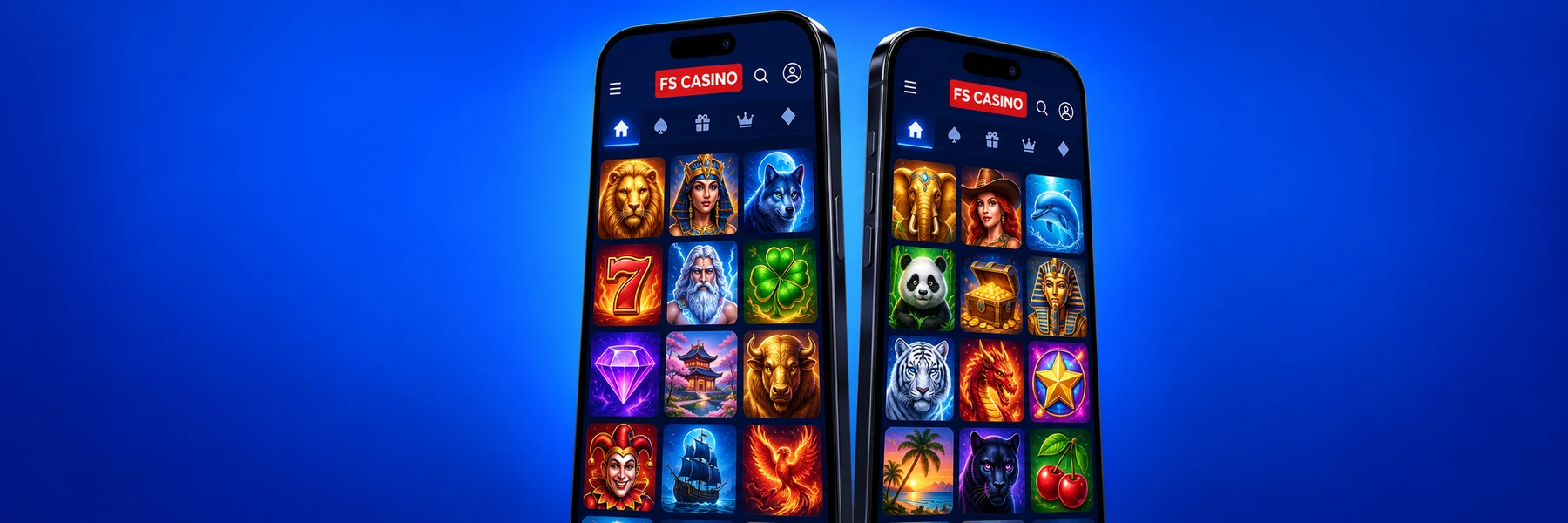 Mobilné rozhranie FS Casino